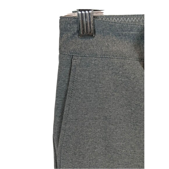 ANNIKA by Cutter & Buck Pedal Pusher Shorts  Size 10  Gray Heather Golf Capris - Picture 4 of 11